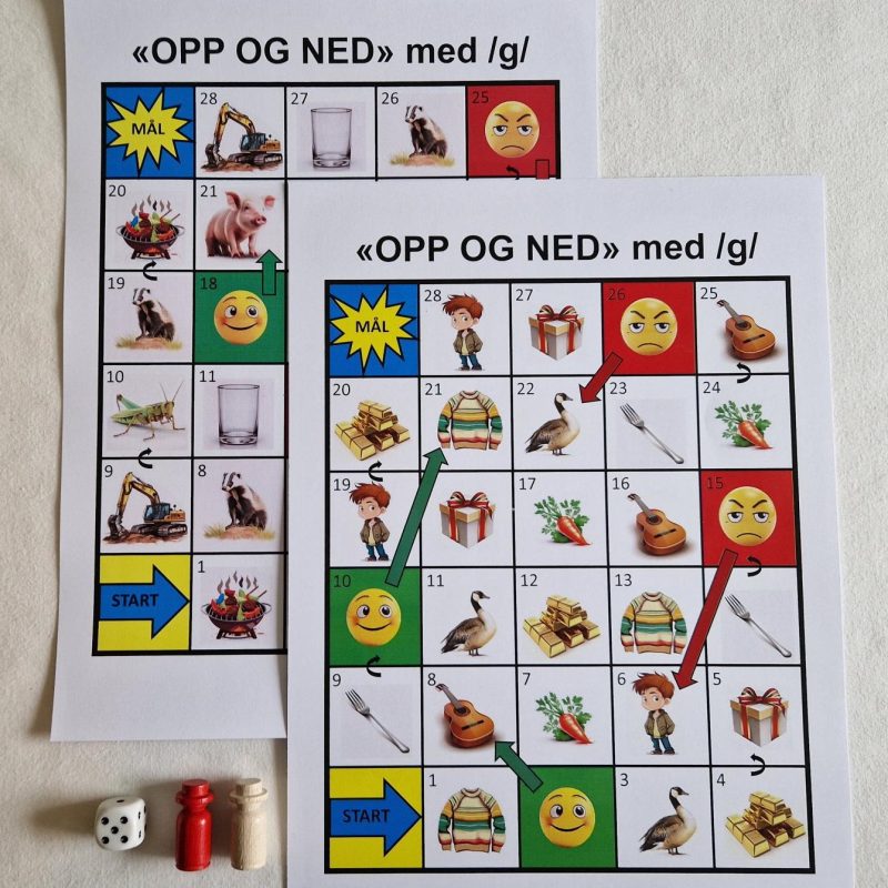 Opp og ned, G-lyd